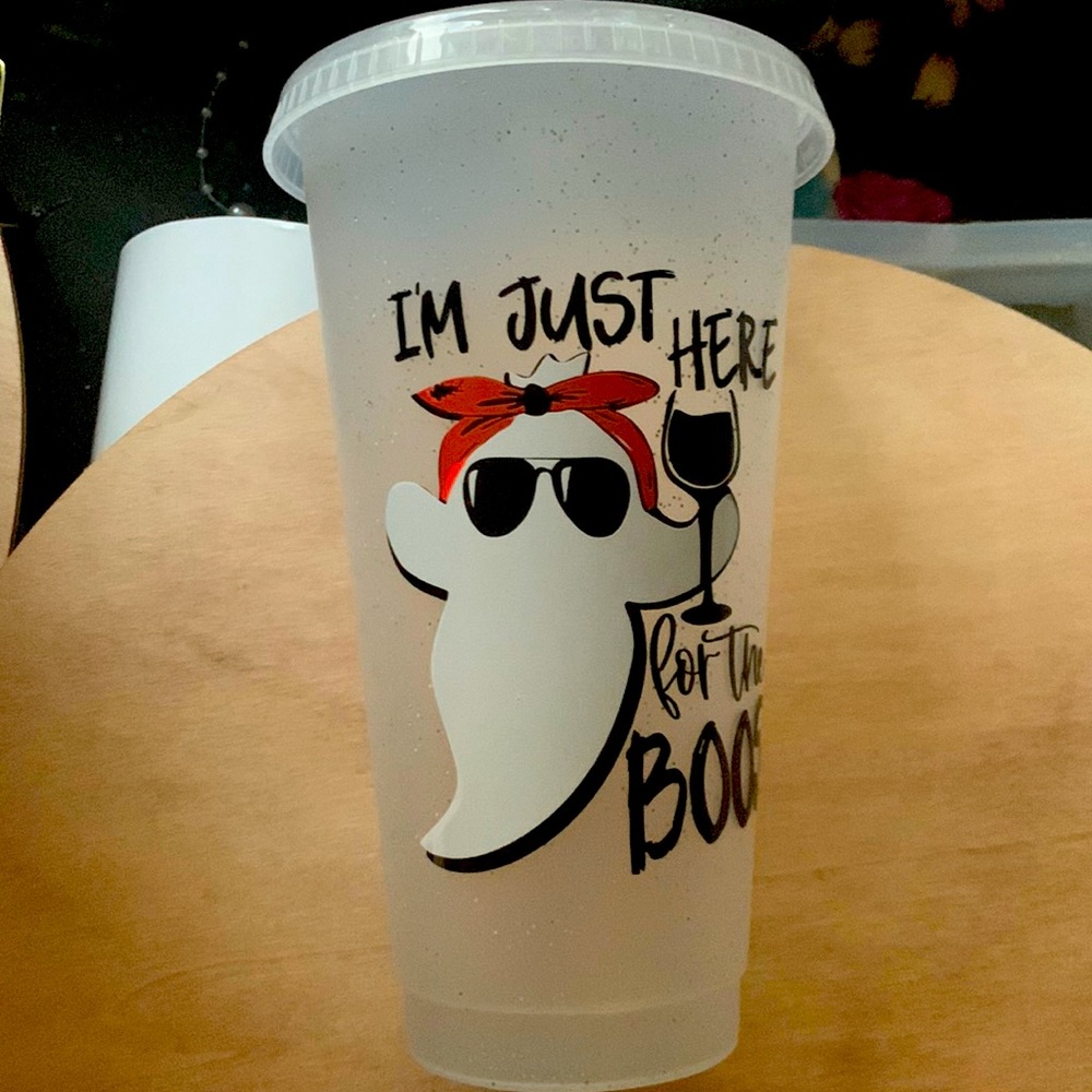 Custom plastic tumbler